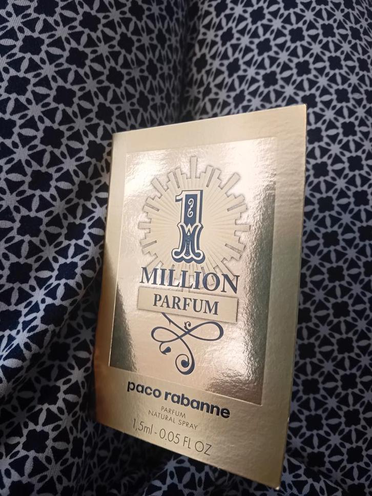 Paco Rabanne 1 Million Parfum - Sample, Sieraden, Tassen en Uiterlijk, Uiterlijk | Parfum, Nieuw, Ophalen of Verzenden
