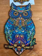 houten puzzel : mystery owl / uil - A3 formaat, Ophalen of Verzenden, Minder dan 500 stukjes, Gebruikt, Legpuzzel