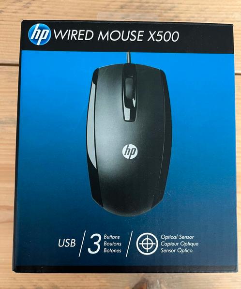 HP X500 bekabelde muis, Computers en Software, Muizen, Nieuw, Rechtshandig, Ophalen of Verzenden