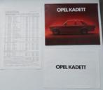 OPEL KADETT FOLDER 1974 , met original Prijslijst.1975.+++++, Ophalen of Verzenden, Gelezen, Opel