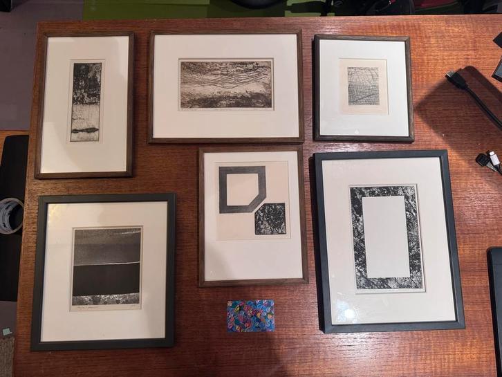 Werk van Christiaan Paul Damsté, Antiek en Kunst, Kunst | Etsen en Gravures, Ophalen of Verzenden