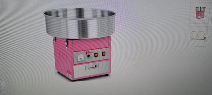 Verhuur suikerspinmachine, Hobby en Vrije tijd, Feestartikelen | Verhuur, Nieuw, Overige, Ophalen