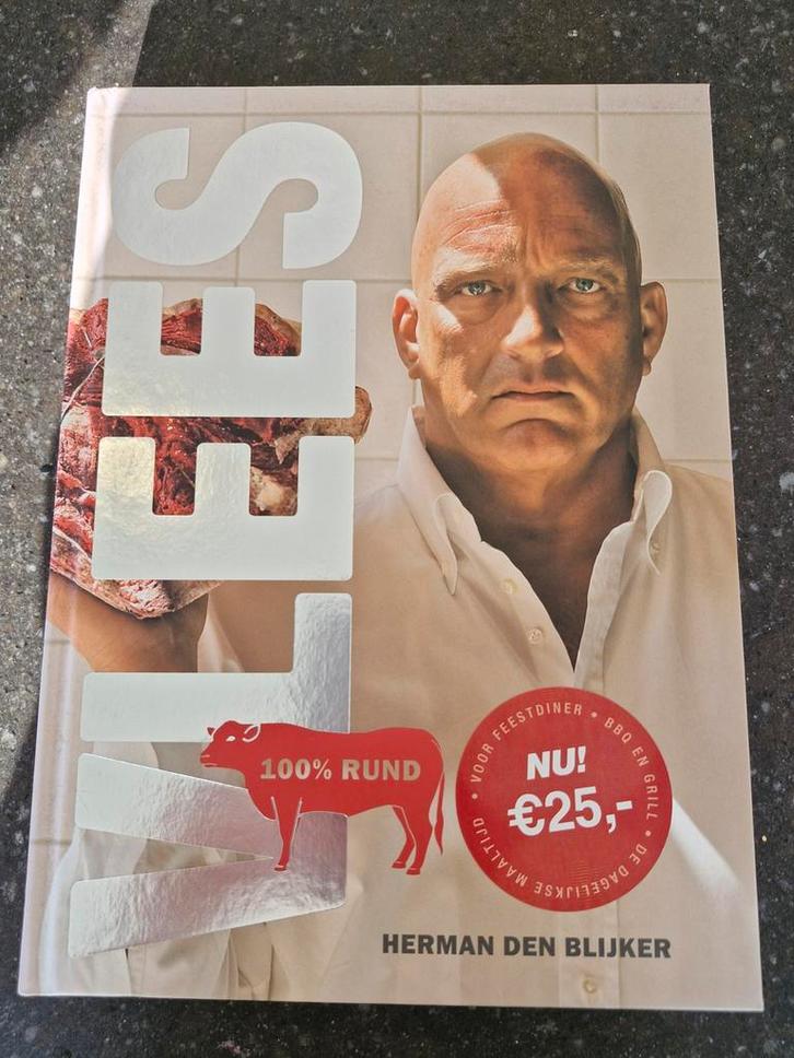 Vlees - Herman den Blijker Kookboek (Nieuwstaat), Boeken, Kookboeken, Nieuw, Hoofdgerechten, Nederland en België, Ophalen of Verzenden