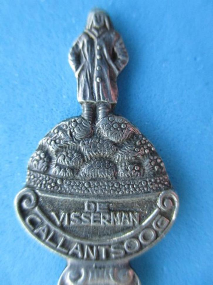 (A1547) Callandsoog De Visserman, Verzamelen, Porselein, Kristal en Bestek, Gebruikt, Bestek, Overige materialen, Ophalen of Verzenden