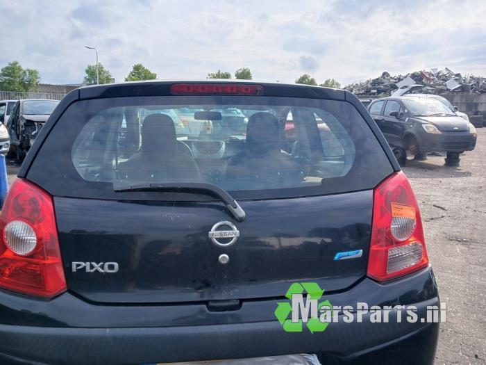 Achterklep van een Nissan Pixo (ZAM), Auto-onderdelen, Carrosserie en Plaatwerk, Achterklep, Nissan, Gebruikt, 3 maanden garantie