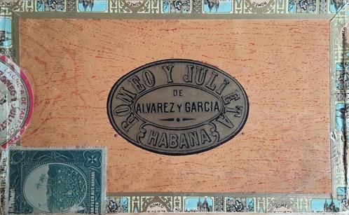 Sigarenkistje. Romeo y Julieta. Jaren '50 of eerder., Antiek en Kunst, Curiosa en Brocante, Ophalen of Verzenden