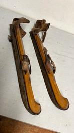 Antieke Houten schaatsen maat 25, Ophalen of Verzenden, Gebruikt, Friese doorlopers, Overige merken
