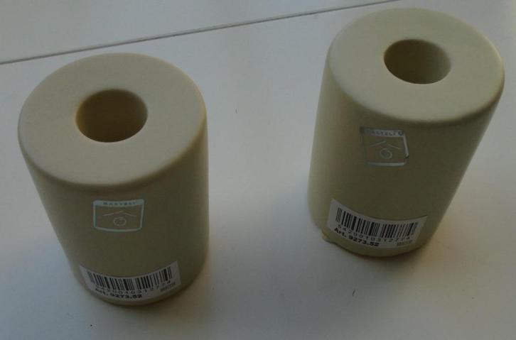 KANDELAAR, KAARSENHOUDER ROND CREME 8 CM 12 stuks Nieuw, Huis en Inrichting, Woonaccessoires | Kandelaars en Kaarsen, Nieuw, Kandelaar