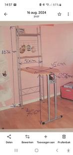 Uitschuifbare tafel met rek, Huis en Inrichting, Ophalen