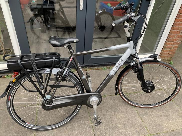 Gazelle Orange C8 Gouden Accu Nieuwstaat Framemaat 57 cm, Fietsen en Brommers, Elektrische fietsen, Zo goed als nieuw, Gazelle