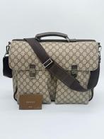 Gucci Ophidia GG Supreme Luiertas/Aktetas Vintage, Overige merken, Bruin, Ophalen of Verzenden, Zo goed als nieuw