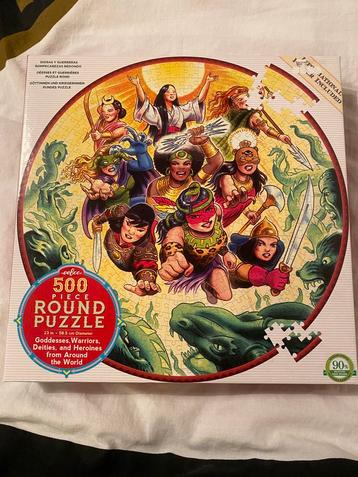 Nieuwe Puzzel 500 Stukjes - Godinnen en Krijgers beschikbaar voor biedingen