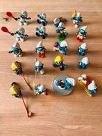 60 smurfen / poppetjes (zie foto‘s), Ophalen of Verzenden, Gebruikt, Verschillende Smurfen
