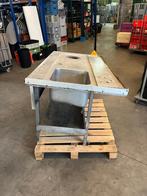 RVS Werktafel, Huis en Inrichting, Keuken | Keukenelementen, Ophalen, Gebruikt, Overige kleuren, 75 cm of meer