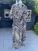 Object zebraprint jumpsuit objfaline zwart | beige L | 40, Kleding | Dames, Maat 38/40 (M), Verzenden, Zwart, Object