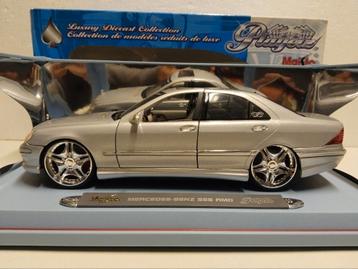 Mercedes Benz S 55 AMG grijs Playerz Maisto metal 1:18 KRD beschikbaar voor biedingen
