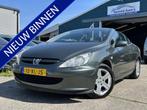Peugeot 307 CC 2.0-16V | ECC | LMV | Leer | APK 28-04-2026, Auto's, Peugeot, Voorwielaandrijving, Zwart, 4 cilinders, Cabriolet