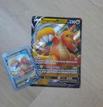 Dragonite V - Pokémon Kaarten 1 grote en 1 normale, Ophalen of Verzenden, Zo goed als nieuw, Losse kaart