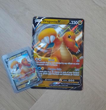 Dragonite V - Pokémon Kaarten 1 grote en 1 normale beschikbaar voor biedingen