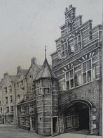 litho Kerkboog te Nijmegen Stevenskerk Hansbert of Hans Berk, Antiek en Kunst, Kunst | Litho's en Zeefdrukken, Verzenden