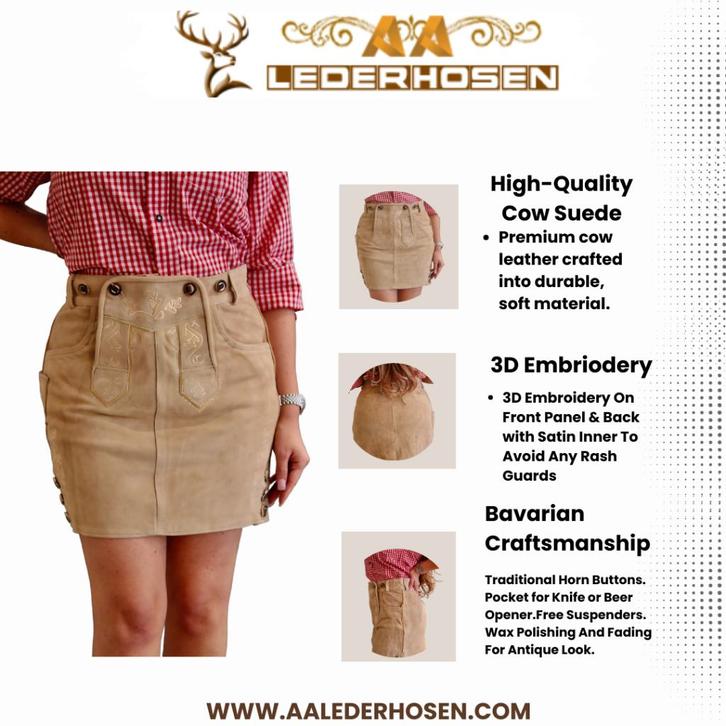 Lederhosen Dames Lederhosen Rok Oktoberfest Dames Vintage, Kleding | Dames, Carnavalskleding en Feestkleding, Nieuw, Kleding, Carnaval