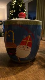 Te koop grote sinterklaas pepernoten pot, Ophalen, Zo goed als nieuw, Overige materialen, Pot, Bus of Blik