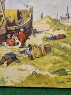 Schilderij boot visserij m.laporte, Huis en Inrichting, Ophalen of Verzenden, 'T Olde Gre-j, Info@toldegrej.nl, Endepoelstraat 20f Didam