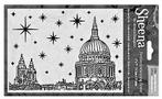 Embossing Folder Stars Over The City Sheena Douglas, Ophalen of Verzenden, Nieuw, Kerst, Pons of Mal