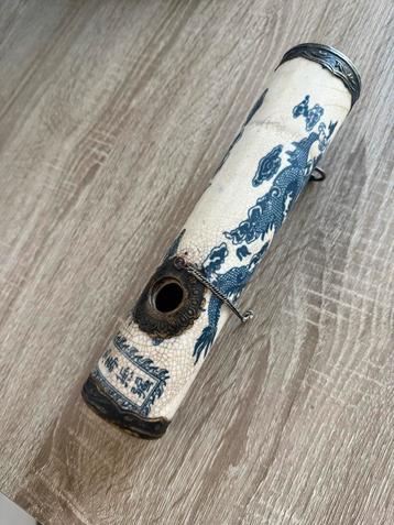 Vintage Chinese Opiumpijp - Prachtig Stuk! beschikbaar voor biedingen