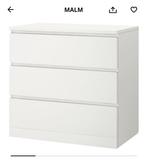 Malm 3 lade kast ikea, Huis en Inrichting, Kasten | Ladekasten, Ophalen, 50 tot 100 cm, Zo goed als nieuw, 3 of 4 laden