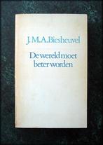 DE WERELD MOET BETER WORDEN - J.M.A. Biesheuvel Bloemlezing, Boeken, Verzenden, Zo goed als nieuw, Nederland