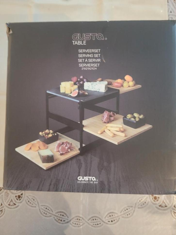 Gusta Serveerset - Nieuw in doos!, Witgoed en Apparatuur, Gourmetstellen, Nieuw, 4 t/m 7 personen, Ophalen of Verzenden