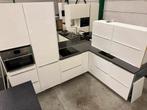 Moderne Hoogglans Witte Hoekkeuken + Apparatuur GEDEMONTEERD