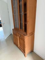 Boekenkast, vitrinekast, tv kast massief hout prachtig, Zo goed als nieuw, 150 tot 200 cm, 25 tot 50 cm, 50 tot 100 cm