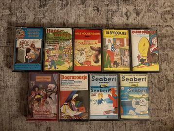 9 Kinder Cassettebandjes - Sprookjes beschikbaar voor biedingen