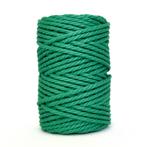 ACTIE 6 mm twisted diy macrame (plantenhanger) touw groen, Nieuw, Ophalen of Verzenden