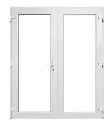 Kunststof  Dubbele Deur  B200 H215cm Wit beschikbaar voor biedingen