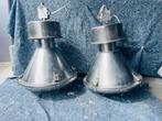 Originele industriële hanglampen, Huis en Inrichting, Lampen | Hanglampen, Industrieel, Gebruikt, 50 tot 75 cm, Ophalen