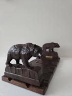 Antieke Black forest Beer boekensteun, Antiek en Kunst, Ophalen of Verzenden