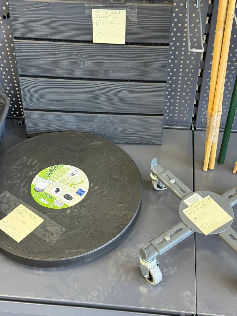 Verschillende plantentrolley op wieltjes, Kunststof, Nieuw, Minder dan 40 cm, Balkon