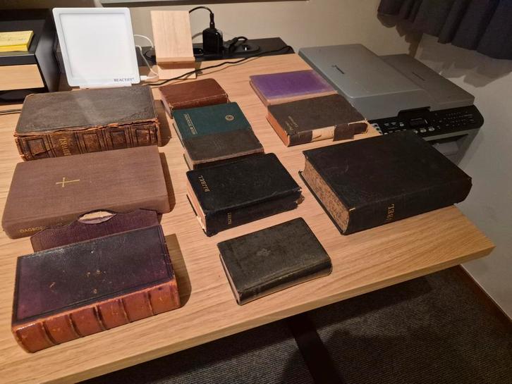 Oude Bijbels & Psalmboeken (1870-1938) - 10 stuks, Computers en Software, Android Tablets, Gebruikt, Ophalen of Verzenden