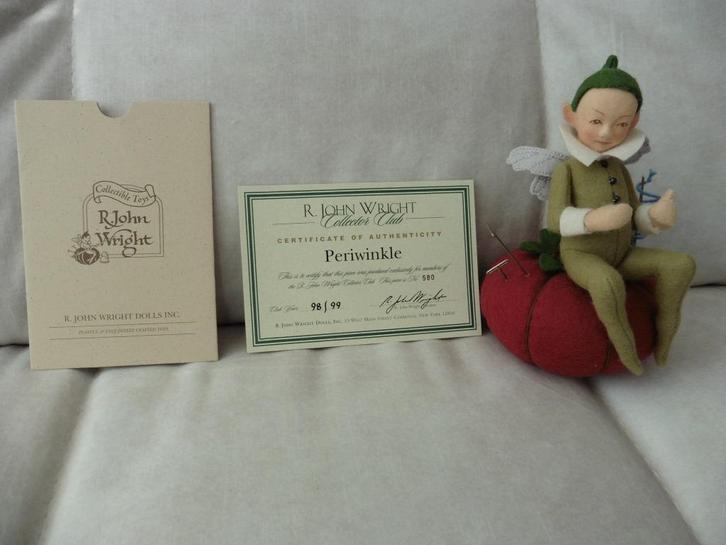 R. John Wright Periwinkle Collector Club, Verzamelen, Poppetjes en Figuurtjes, Zo goed als nieuw, Ophalen of Verzenden