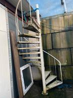 Stalen Wenteltrap - Industrieel, Ophalen of Verzenden, Gebruikt, Trap, 2 tot 4 meter