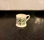 Emma Bridgewater espresso mug sneeuwklokje, Huis en Inrichting, Gebruikt, Ophalen of Verzenden, Overige stijlen, Kop(pen) en/of Schotel(s)