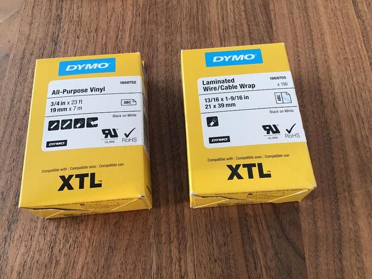 Dymo tape XTL, Computers en Software, Labelprinters, Nieuw, Tape-label, Ophalen of Verzenden