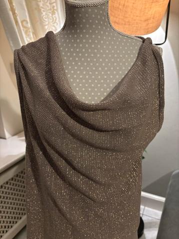 Elegante tuniek met gouddraad - Maat S beschikbaar voor biedingen