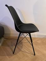 4 Zwarte Stoelen - Bieden!, Huis en Inrichting, Stoelen, Ophalen, Kunststof, Gebruikt, Zwart