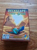 Deckscape: The Curse of the Sphinx - Pocket Escape Room, Ophalen of Verzenden, Zo goed als nieuw, DV Giochi, Reisspel