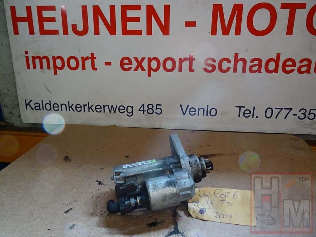 Volkswagen Golf 6 1.4 TSI CAX Startmotor  02Z911023G D6GS11, Auto-onderdelen, Motor en Toebehoren, Ophalen of Verzenden, Gebruikt