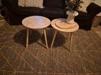 Xenos Bijzettafeltjes - Nieuwstaat!, Huis en Inrichting, Tafels | Bijzettafels, Ophalen, Minder dan 45 cm, Minder dan 55 cm, Rond